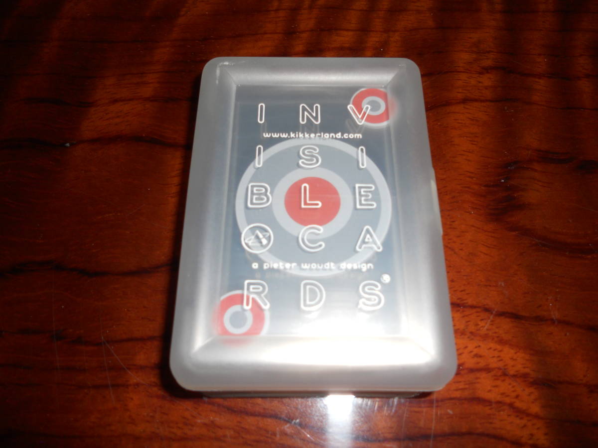 新品 INVISIBLE CARDS トランプ kikkerland キッカーランド拍卖