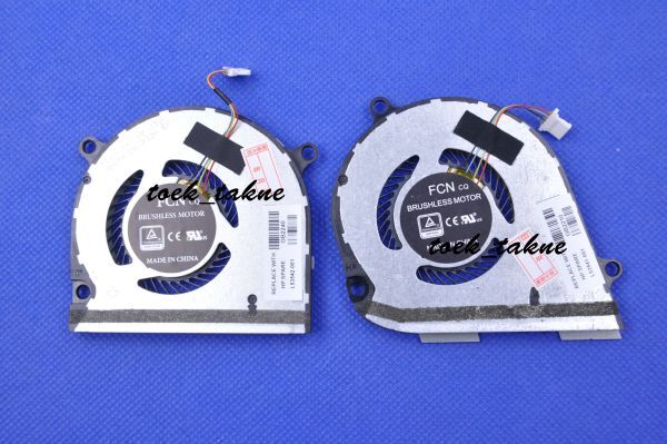 新品 修理交換用 HP ENVY x360 15-DS 15-DRシリーズ CPU+GPUファン 冷却セット ヒートシンク TPN-142/143 TPN-W142/W143拍卖