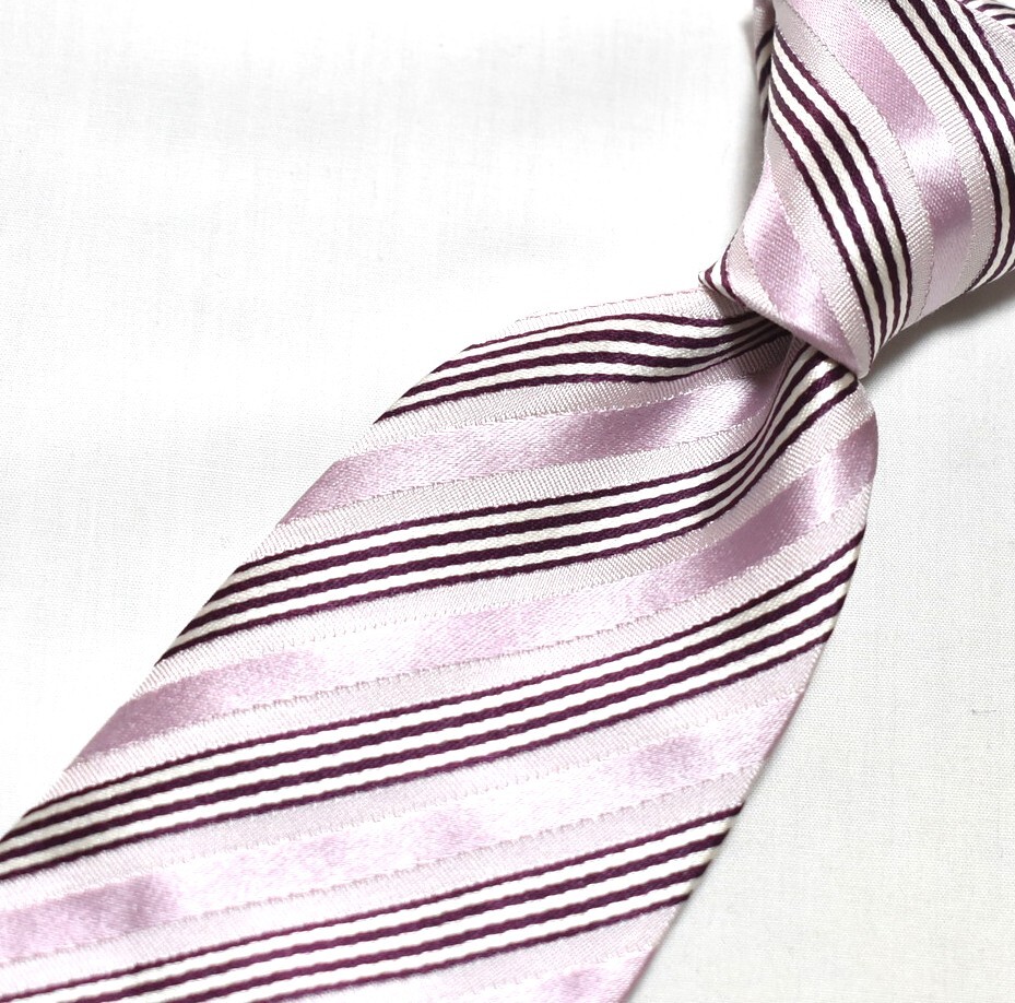 Y538☆THE SUIT COMPANY ネクタイ ストライプ柄☆3本以上送料無料☆拍卖