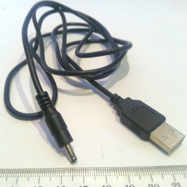 USB-DCプラグケーブル 外形Φ5.5mm センタープラス ★鄭3鄭AV拍卖