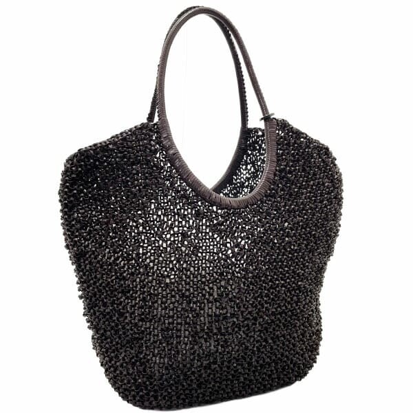 14616 アンテプリマ ハンドバッグ スタンダード バスケット型 ワイヤーバッグ ア PVC ダークブラウン 濃茶 こげ茶拍卖