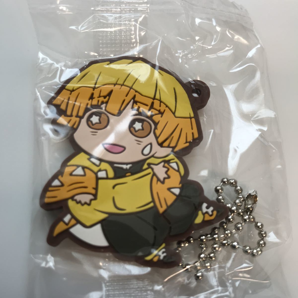 鬼滅の刃 キャラばんちょうこう ラバーマスコット 我妻善逸 ガチャガチャ拍卖