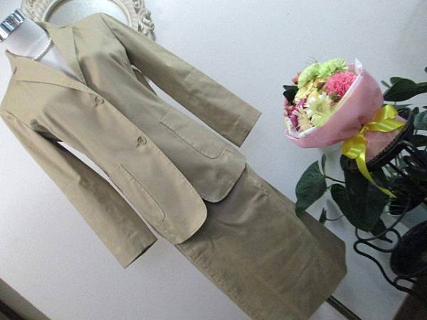 トランスワーク ジャケット スカート スーツ  セットアップ 通勤通学に。7号拍卖