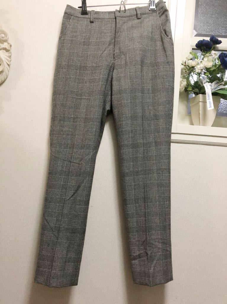 エージーバイアクアガール AG by aquagirl チェック柄パンツ グレー系 o2拍卖