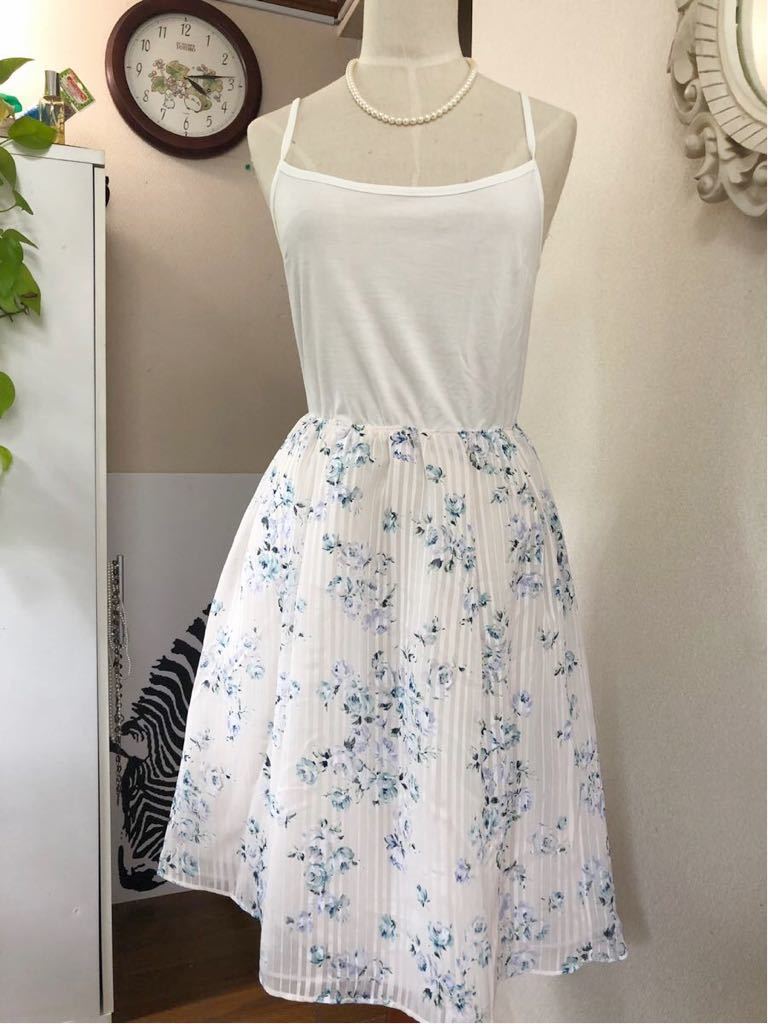 美品♪レストローズ  ペチコート付き ワンピース 拍卖