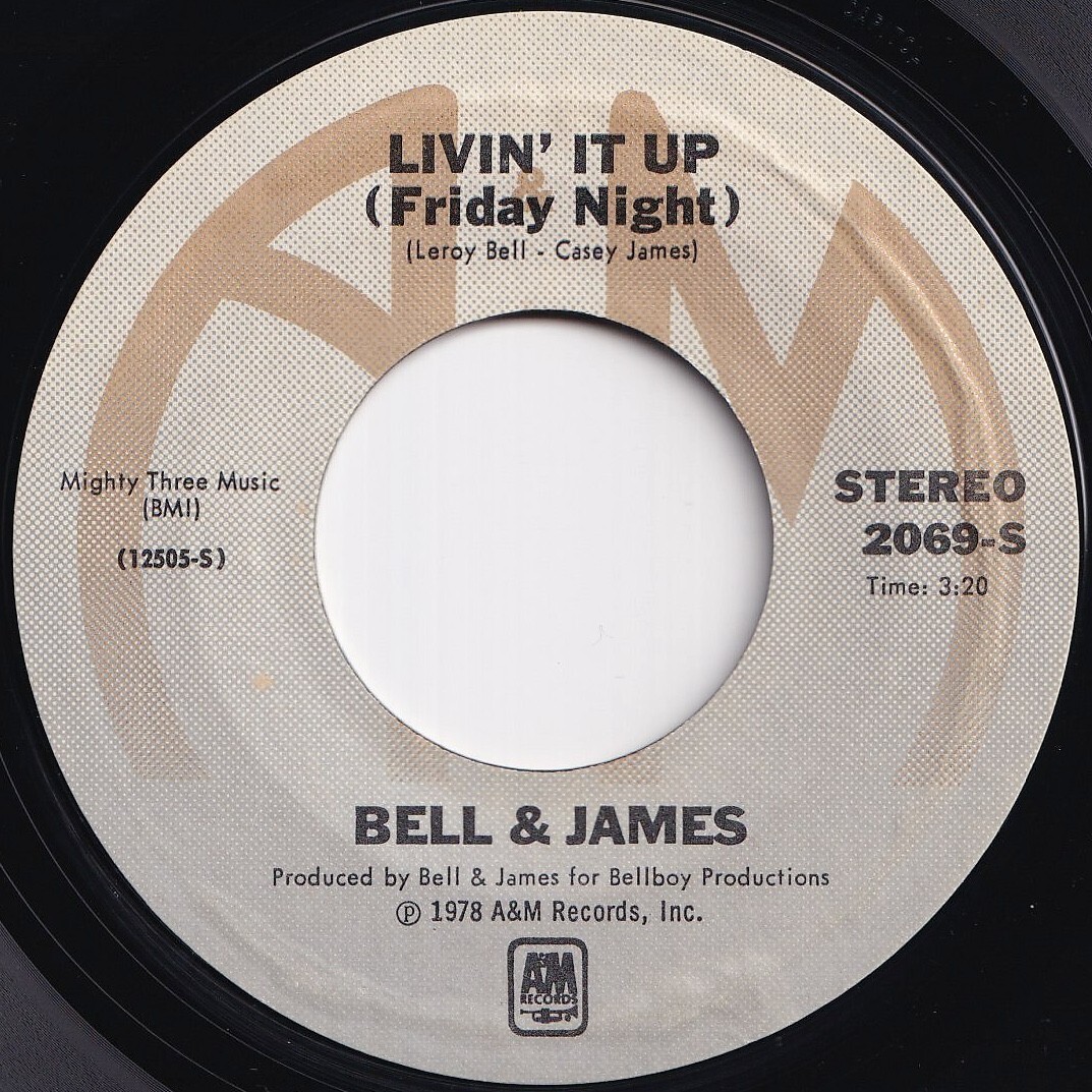 Bell & James Livin' It Up / Don't Let The Man Get You US 2069-S 210473 SOUL DISCO ソウル ディスコ レコード 7インチ 45拍卖