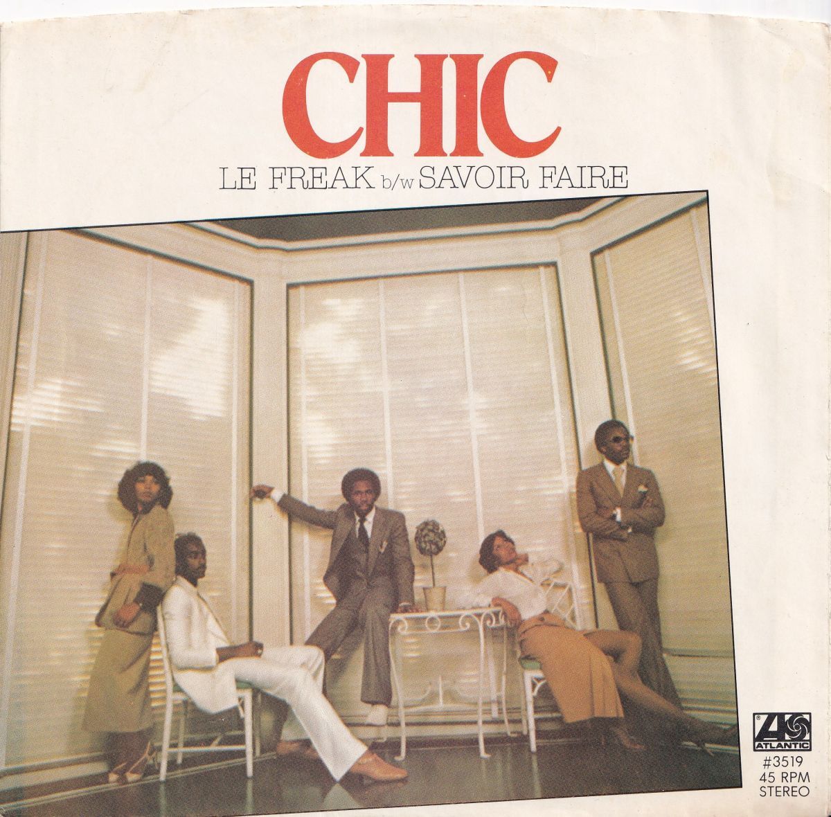 Chic Le Freak / Savoir Faire Atlantic US 3519 210499 SOUL DISCO ソウル ディスコ レコード 7インチ 45拍卖