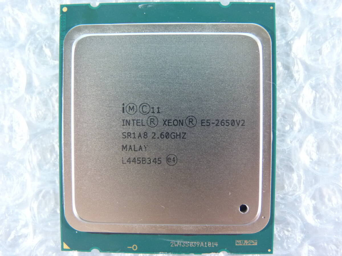 1RPO // Intel Xeon E5-2650 V2 2.6GHz SR1A8 Ivy Bridge-EP M1 Socket2011(LGA) MALAY // Supermicro CSE-417(X9DRH-iTF) 取外//在庫2拍卖