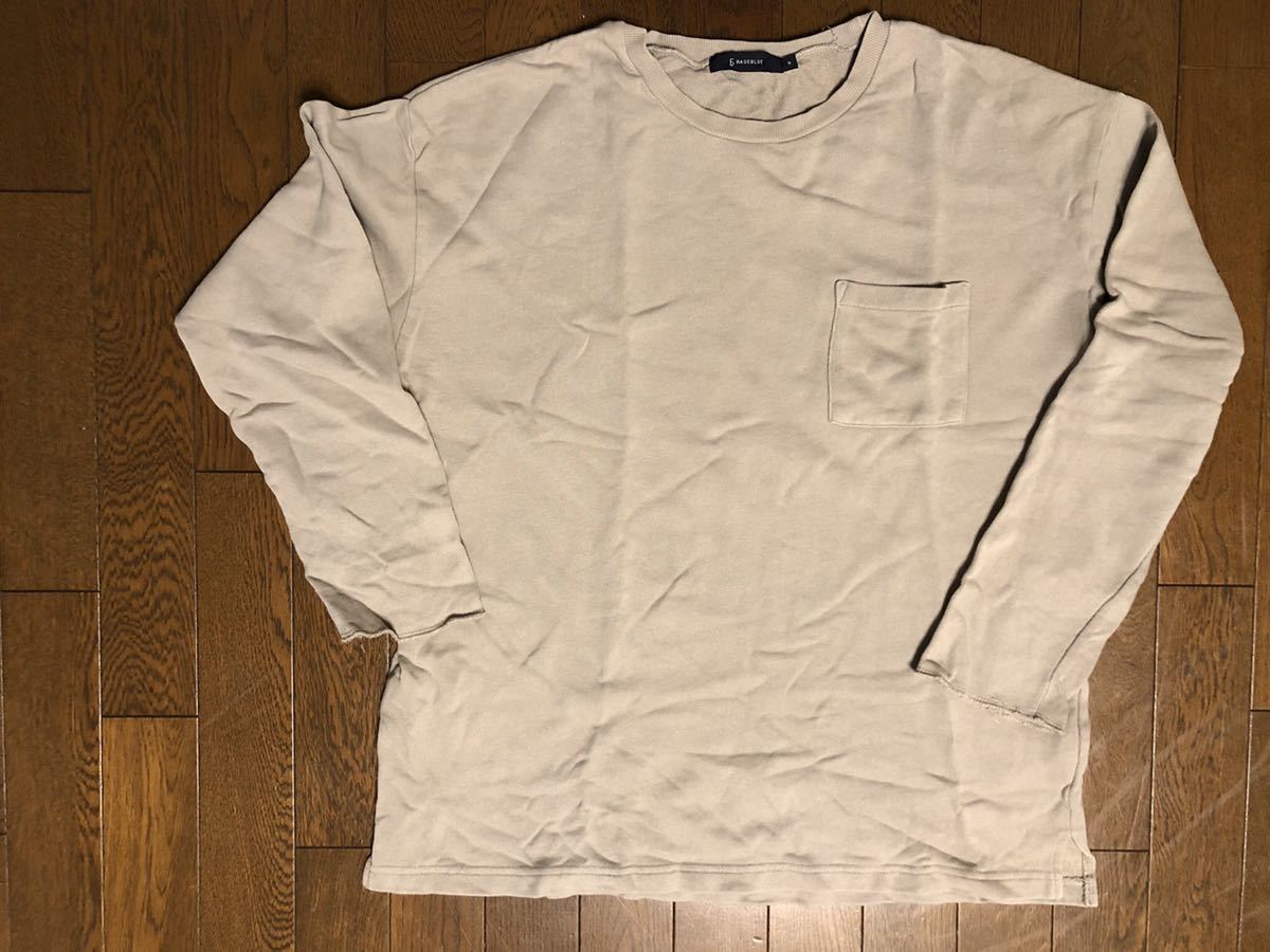 RAGEBLUE レイジブルー ベージュ クレージュ トレーナー ビッグサイズ 大き目M オーバーサイズーズ スウェット プルオーバー拍卖