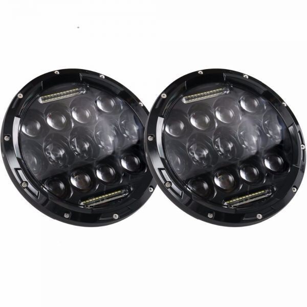 在庫処分価格! 7インチ LEDヘッドライト 13プロジェクター HD zeep ジムニー ランクル ローバーミニ JA キャリー パジェロ ラングラーS625拍卖