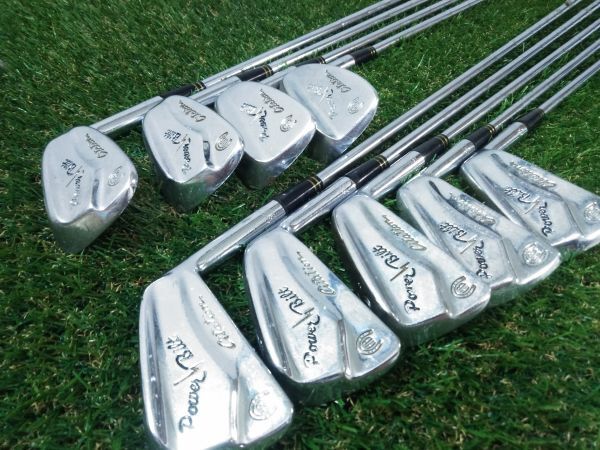 マッスルバック Power Bilt Citation 9本セット アイアン 純正スチールサイテーション パワービルド #G195IS拍卖