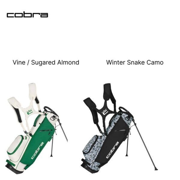 ★新品★送料無料★ コブラ Cobra Ultralight Carry ゴルフバッグ 2025 Winter Snake Camo拍卖