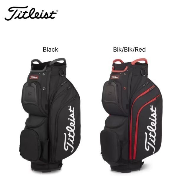 ★新品★送料無料★ タイトリスト Titleist Cart 15 ゴルフバッグ Blk/Blk/Red拍卖