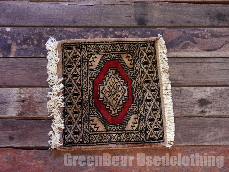 RAGZ210 ミニラグ トライバルラグ インテリアマット ウール絨毯 アンティーク ヴィンテージ拍卖