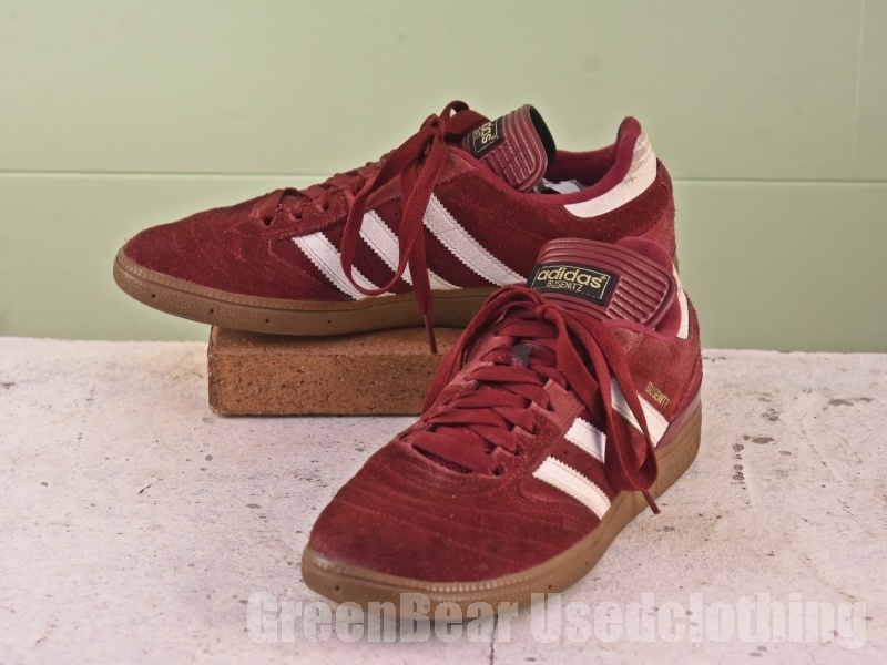 C244 メンズ アディダス adidas BUSENITZ スウェード エンジ US8 JP26 26cm拍卖