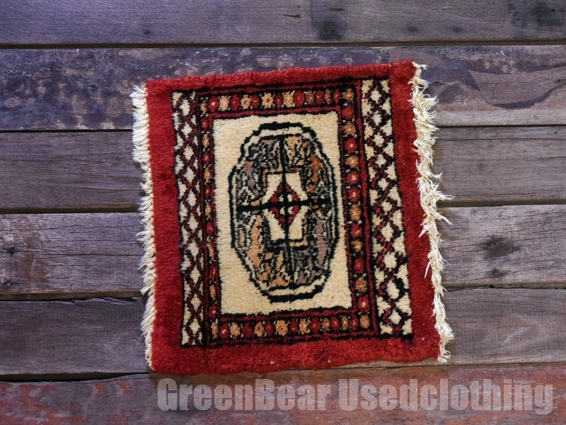 RAGZ137 ミニラグ トライバルラグ インテリアマット ウール絨毯 アンティーク ヴィンテージ拍卖