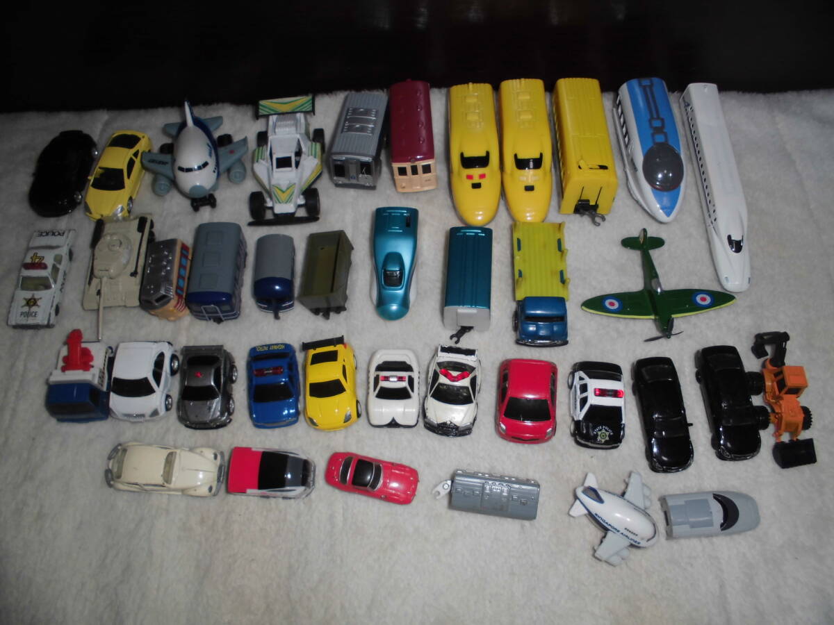 あい870 ミニカー 電車 飛行機 プルバックカーなど 大量まとめて ジャンク品拍卖