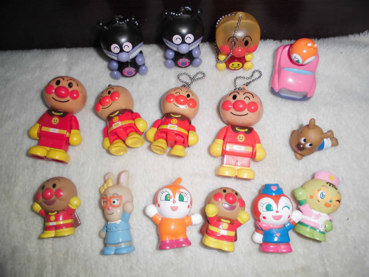 あい215 アンパンマン 指人形 ミニフィギュア キーホルダーなど まとめて ジャンク品拍卖