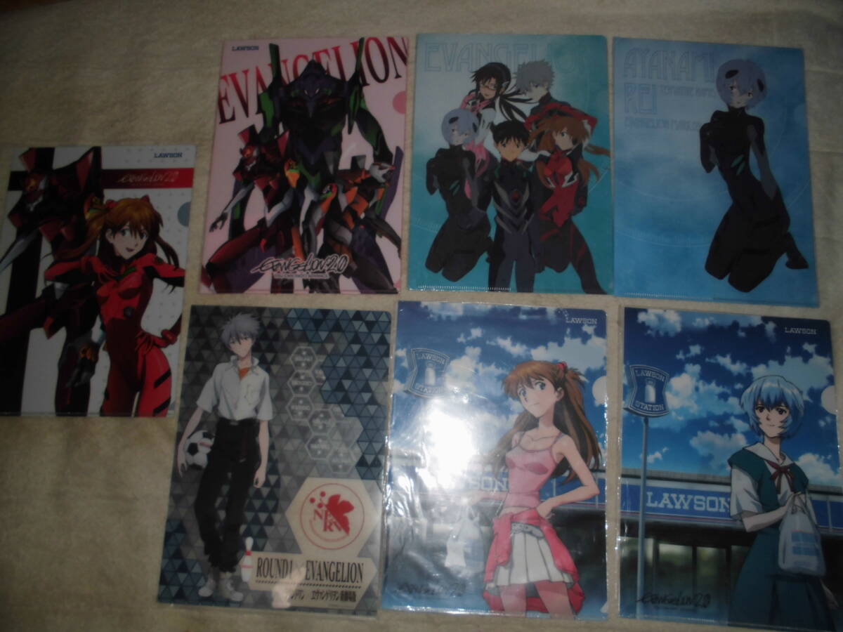 あい175 エヴァンゲリオン クリアファイル 7枚拍卖