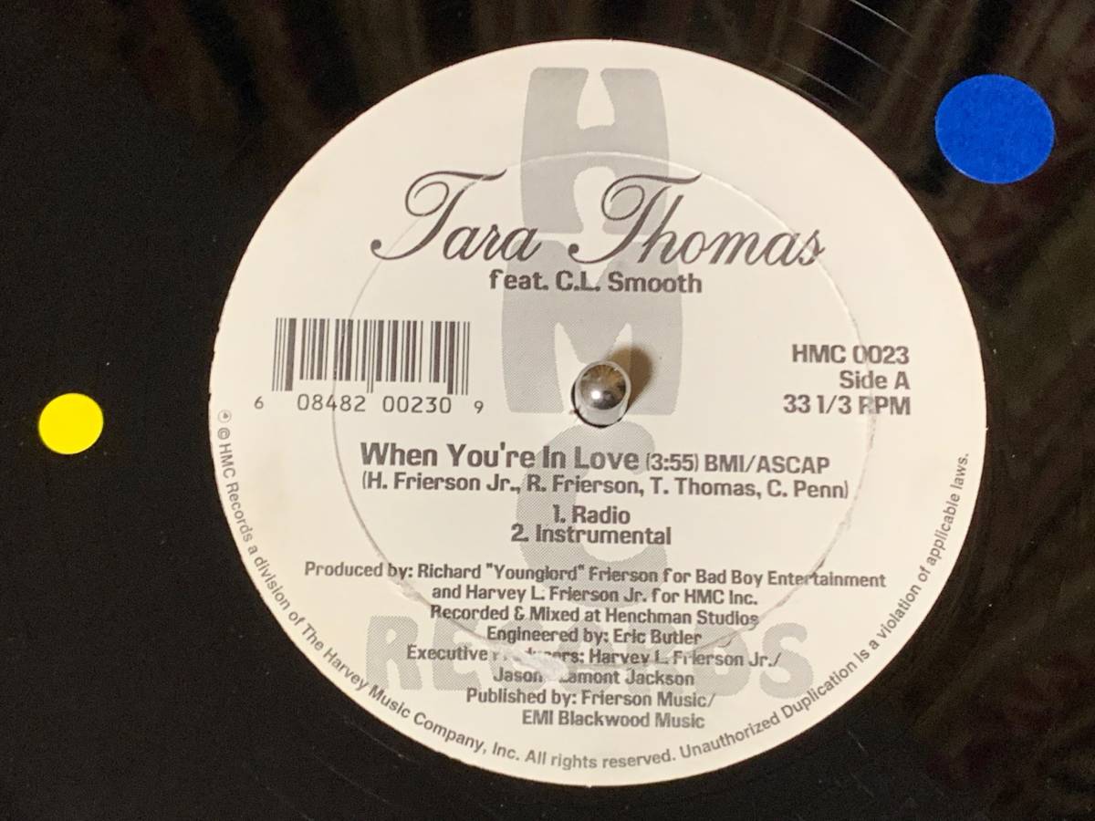 TARA THOMAS f. C.L. SMOOTH ♪WHEN YOU'RE IN LOVE US オリジナル拍卖