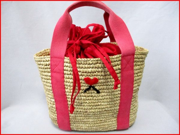 hiliday/ホリデイ◇2way メイズ トートバッグ 大型巾着付き W32cm拍卖