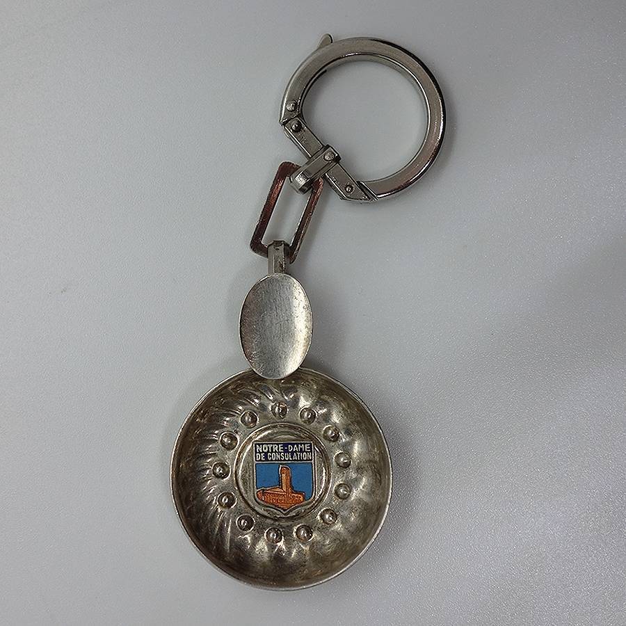 フランス FIA LYON ビンテージ キーホルダー フレンチキーホルダー アンティーク NOTRE DAME DE CONSOLATION #k-10493拍卖