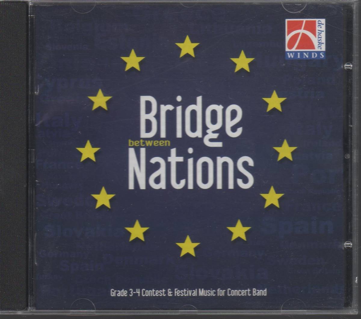 吹奏楽CD/ブリッジ・ビトウィーン・ネーションズ/グレード3-4曲集/フラッシズフォーバンド/コサック民族舞曲/マン イン ザ アイス/送料無料拍卖