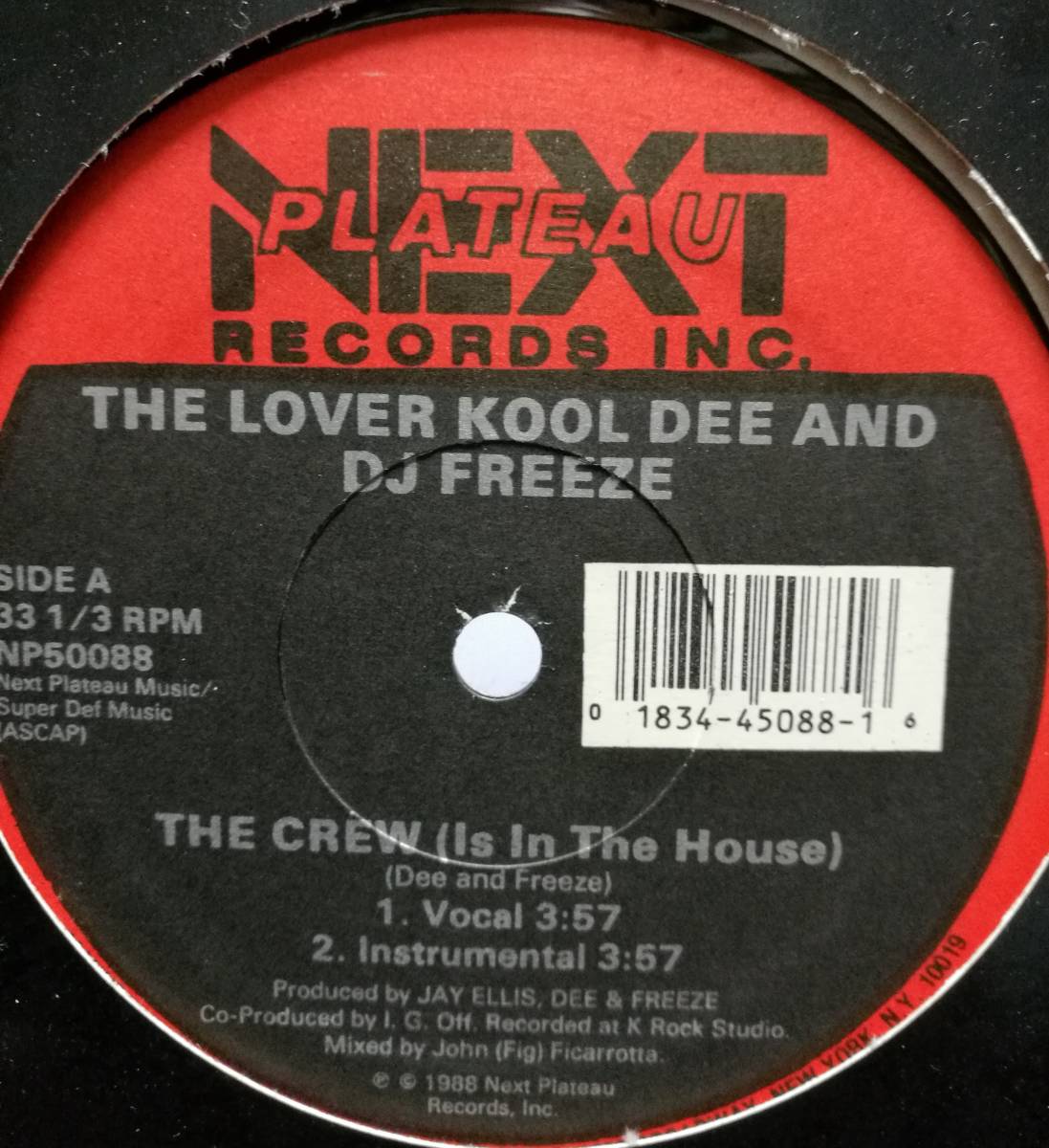 【廃盤12inch】The Lover Kool Dee And DJ Freeze / The Crew (Is In The House)拍卖