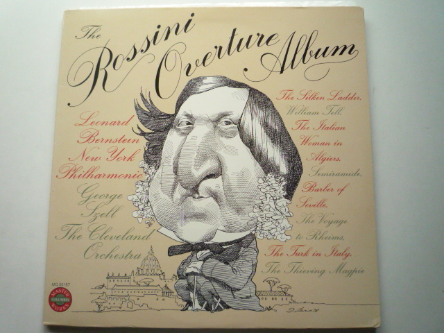 UW69 米Columbia盤2LP ロッシーニ/序曲集 セル/クリーヴランドO、バーンスタイン/NYPSO拍卖