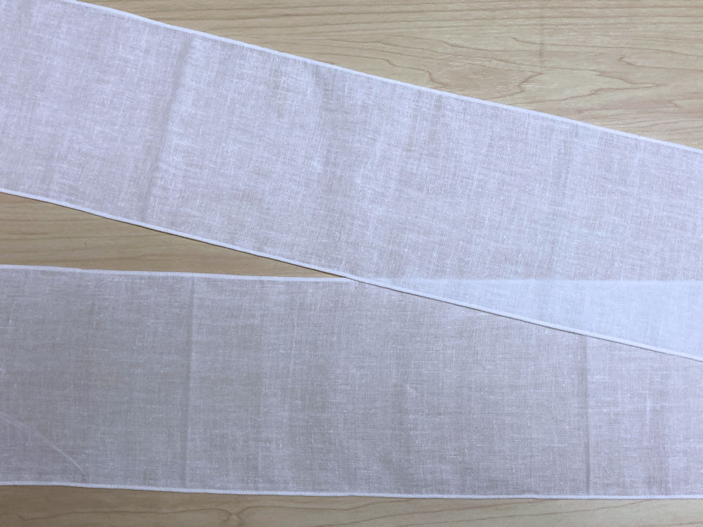 【六尺褌】SHI280-01~02 晒生地 白 W15.0㎝ x L280cm拍卖
