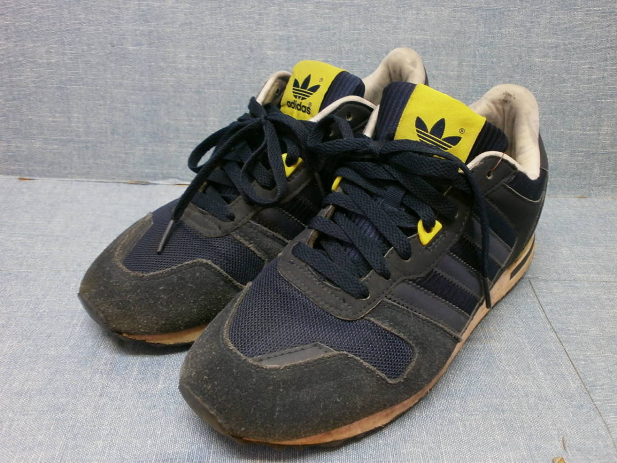 中古良品 adidas アディダス ZX 700 W HWI US 8 26cm ネイビー系拍卖
