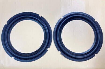 送料無料! DIATONE DS-165 DS175AV ウーハー適合 シリコンラバーエッジ 2枚 ネジ穴避け 4箇所あり 拍卖