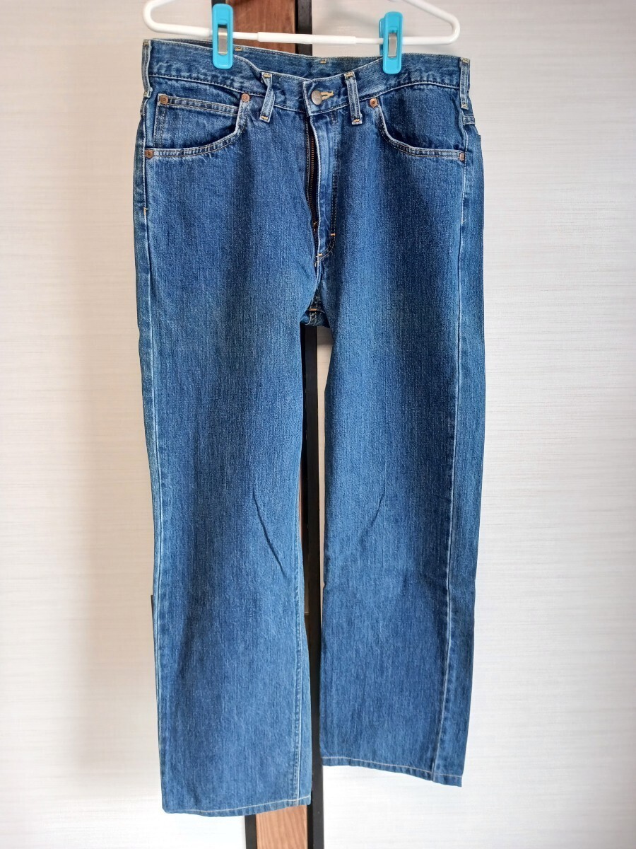 101 Lee 9201 ライダース W34 L33 C-TK-2056 黒タグ 革パッチ拍卖