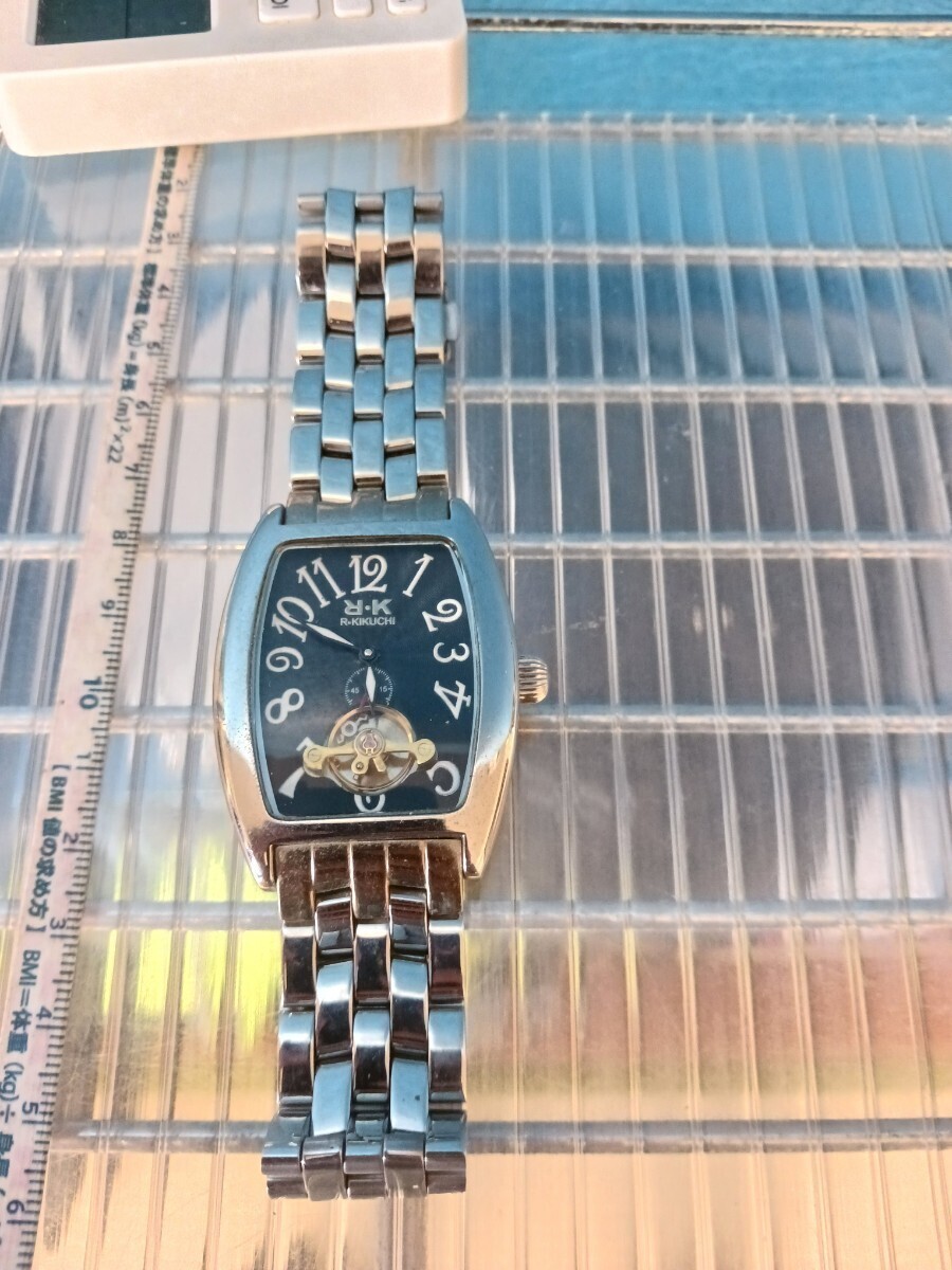 061 R.KIKUCHI 腕時計 自動巻き メタルバンド リョウコ キクチ拍卖