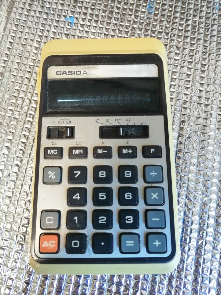 AL-10 CASIO 昭和レトロ カシオ 電卓拍卖