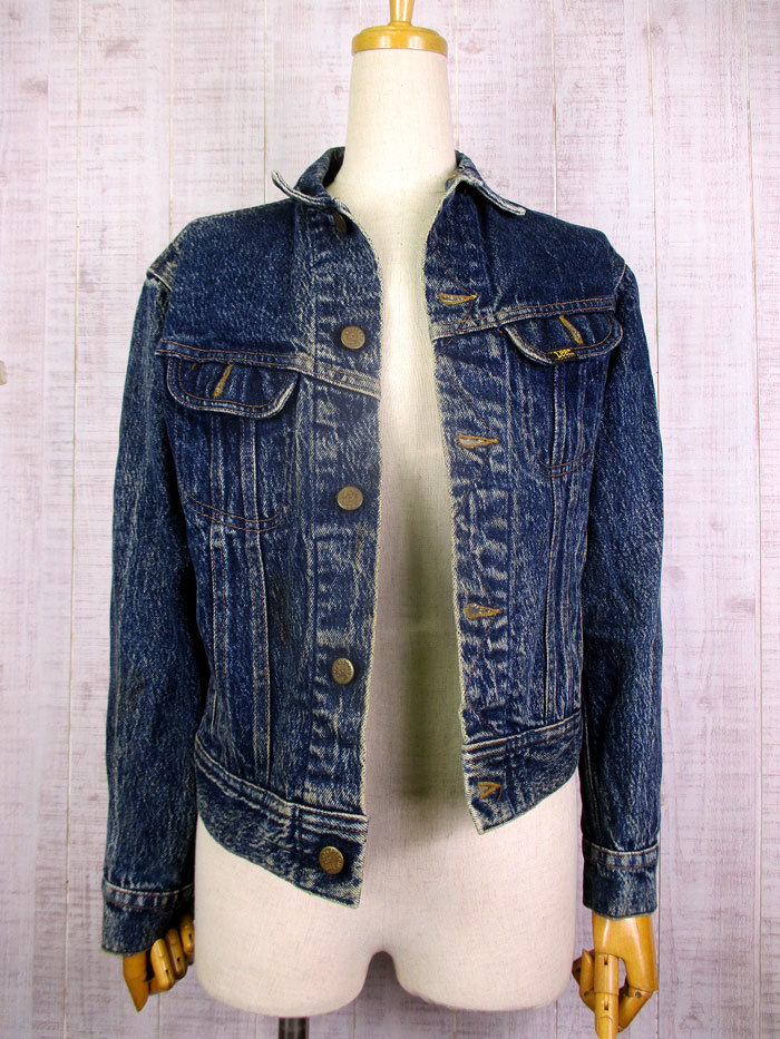 90’s ヴィンテージ Lee リー デニムジャケット サイズ 14 USA製 ジージャン レディース キッズ #mojd-31拍卖