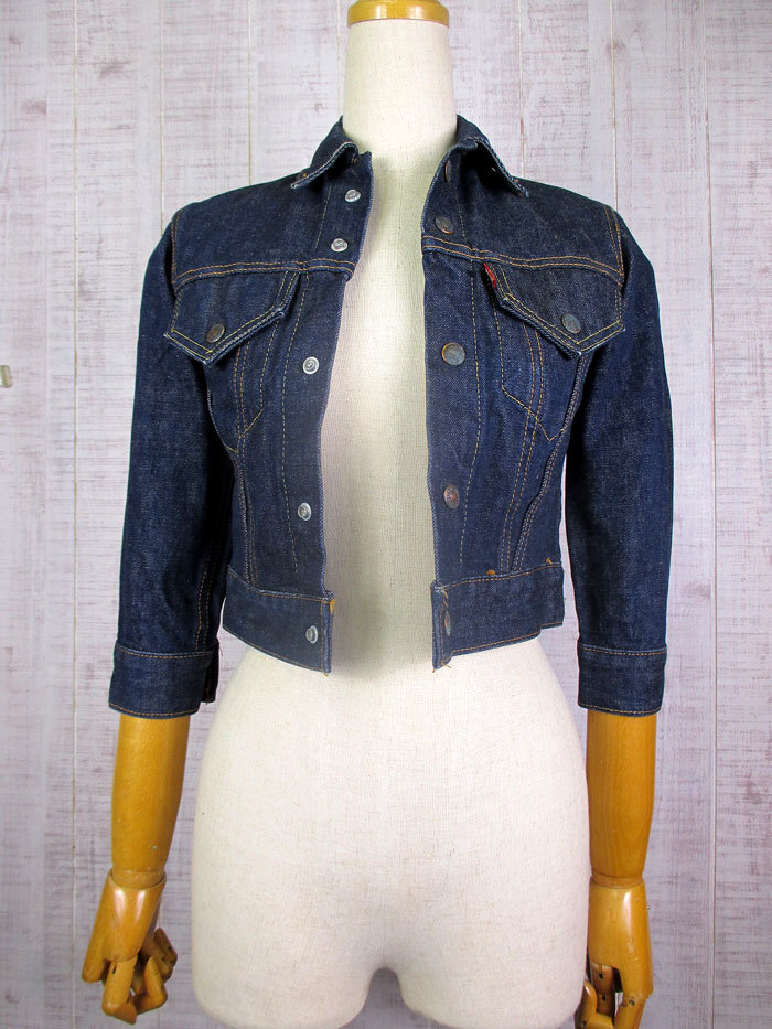 Levi's 60's ヴィンテージ リーバイス デニムジャケット サイズ 10 ビックE USA製 ジージャン レディース #mojd-34拍卖