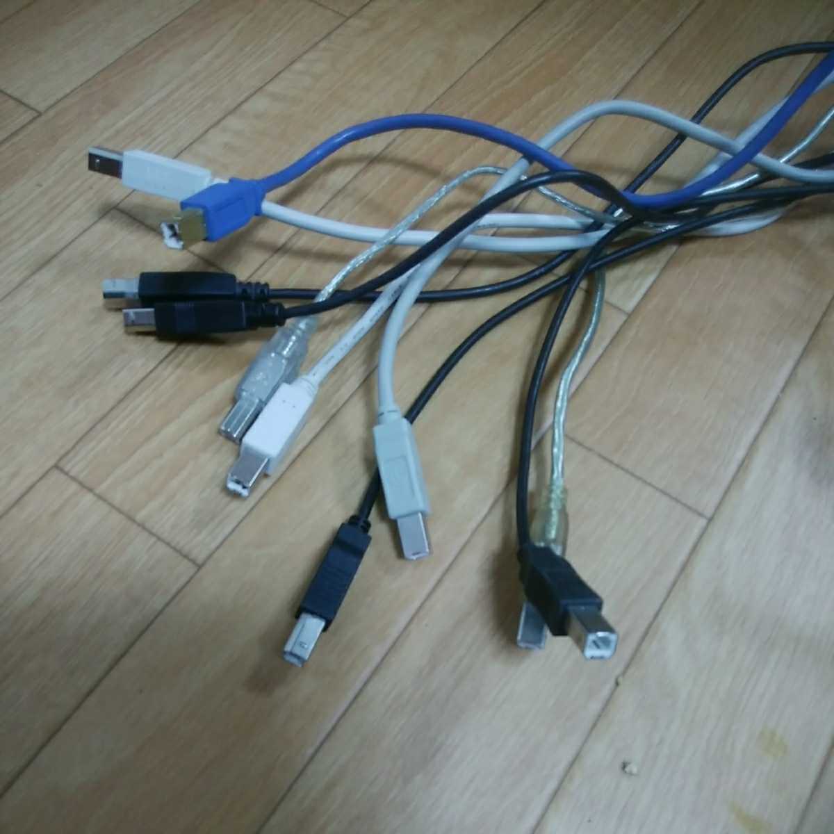 USB TYPE-B ケーブル10本 長さ色々 送料無料拍卖