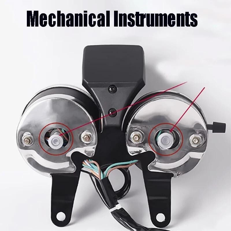 DDA015:オートバイabsプラスチックスピードメーター、スズキgn125 gn125用タコメータ拍卖