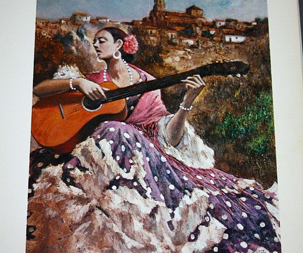 y2796☆春田美樹油絵展 我が愛するアンダルシア 三越 昭和55年 図録 アート、エンターテインメント 絵画 ・昭和レトロ拍卖