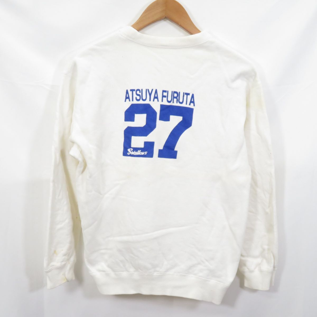 ヤクルトスワローズ 古田敦也 スウェット トレーナー sizeM/0402拍卖