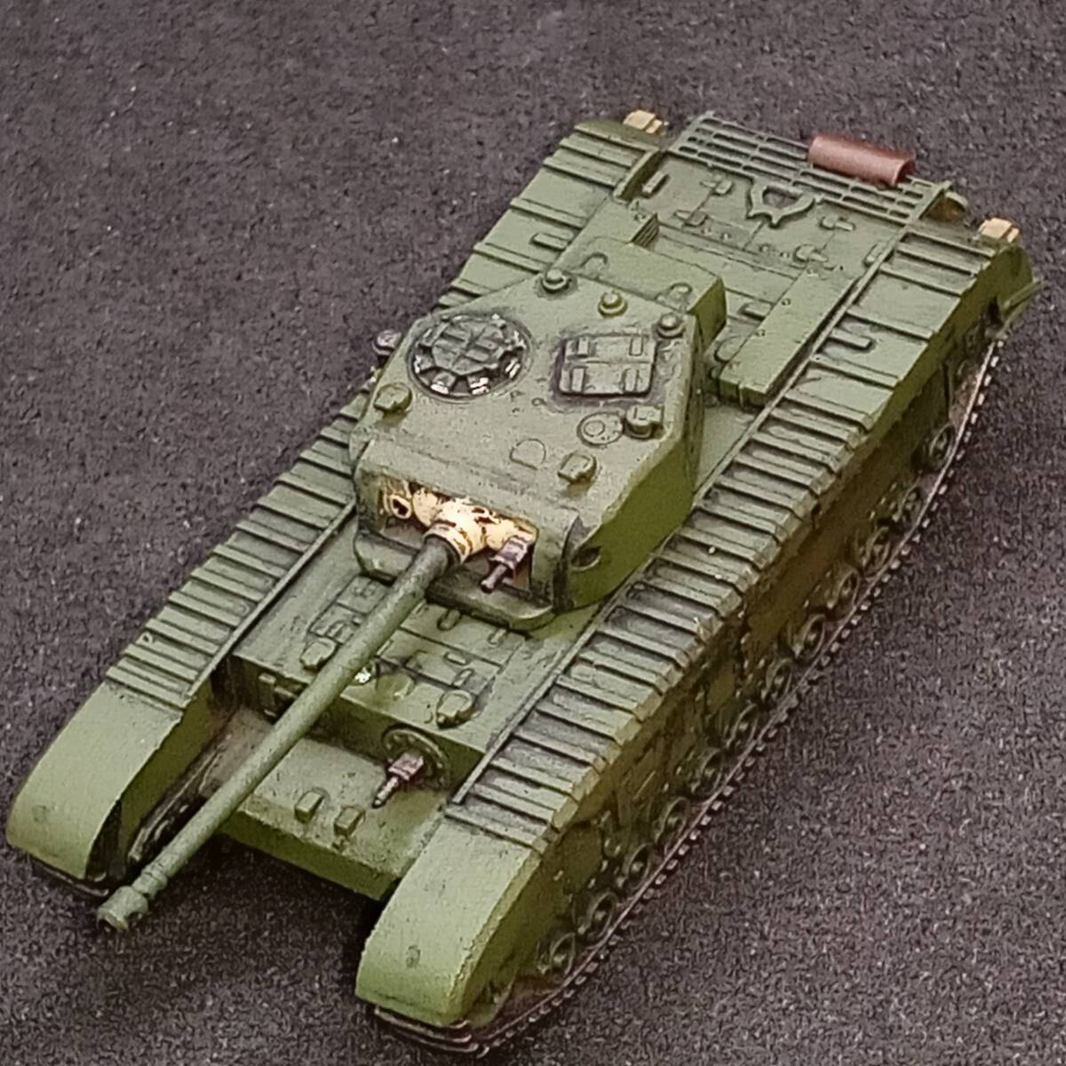 ●完成品1/144 ブラックプリンス歩兵戦車,”最後の歩兵戦車!スーパー・チャーチル!”,英国,WW2,自作ver拍卖