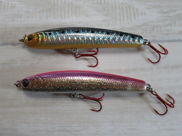 ラッキークラフト ワンダー 80 リップレス ポインター 80 2個セット拍卖