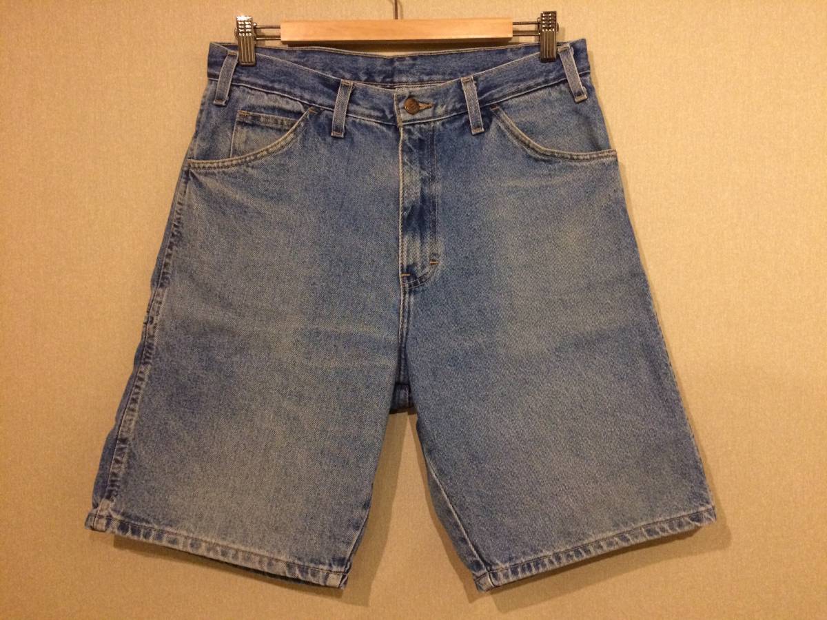 Dickies 10 Cell Phone Denim Shorts 55293 SNB 32 USED ディッキーズ デニム ショートパンツ拍卖
