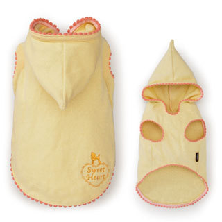 ★同梱お得★L・フードニットルームウェア・イエロー♪拍卖