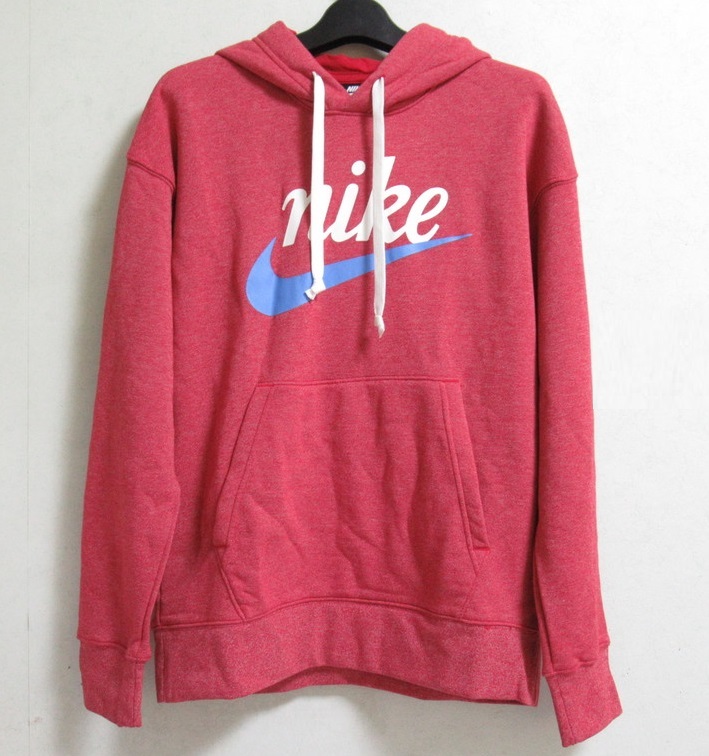 NIKE ヘリテージ プルオーバー GX フーディ 赤 M ナイキ パーカー レッド ロゴ BV2934-657拍卖