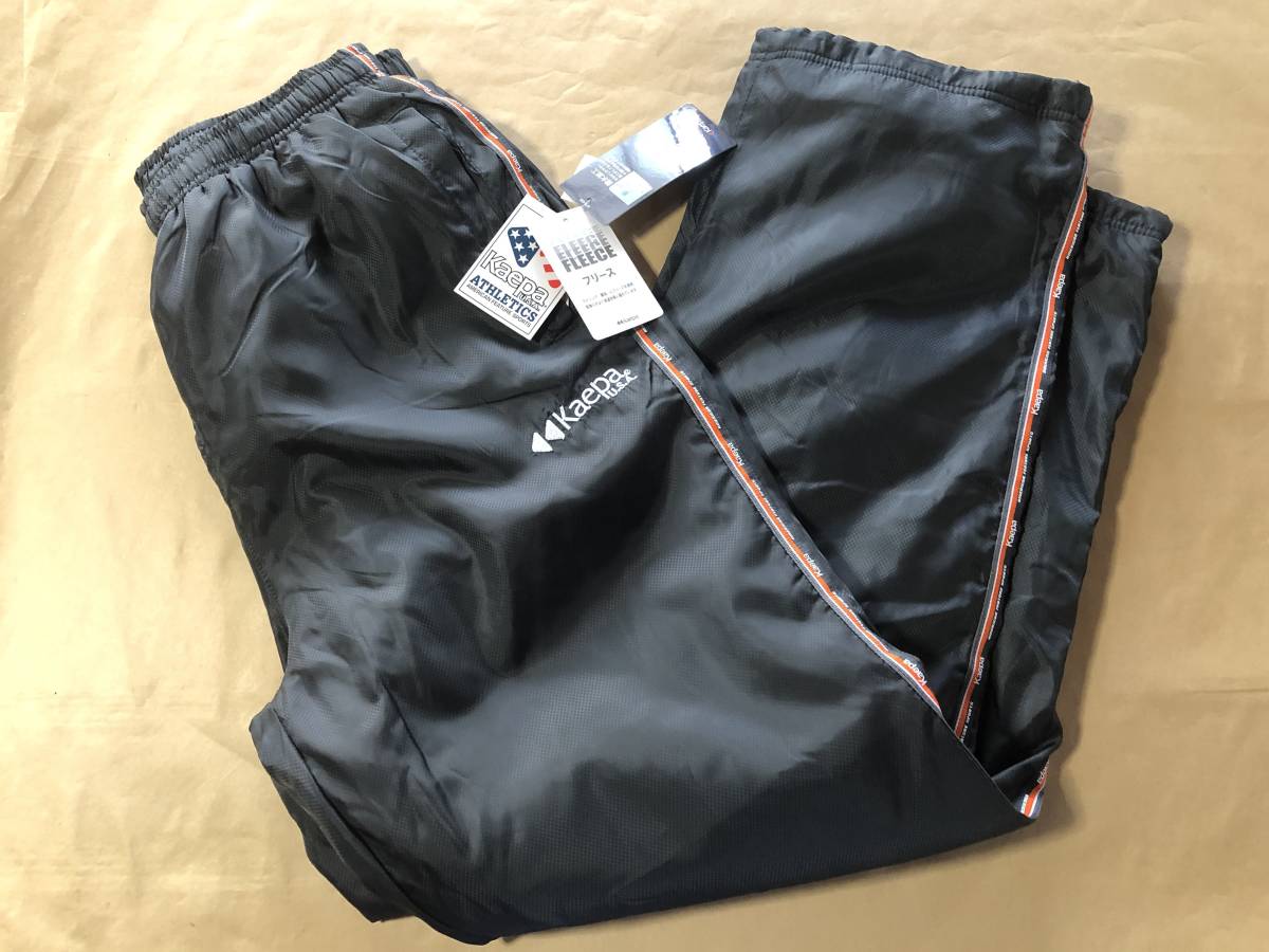 【同梱不可!】 Kaepa/ケイパ フリース ブレーカー パンツ LL 濃グレー×オレンジ ★ 撥水加工 UV対策拍卖