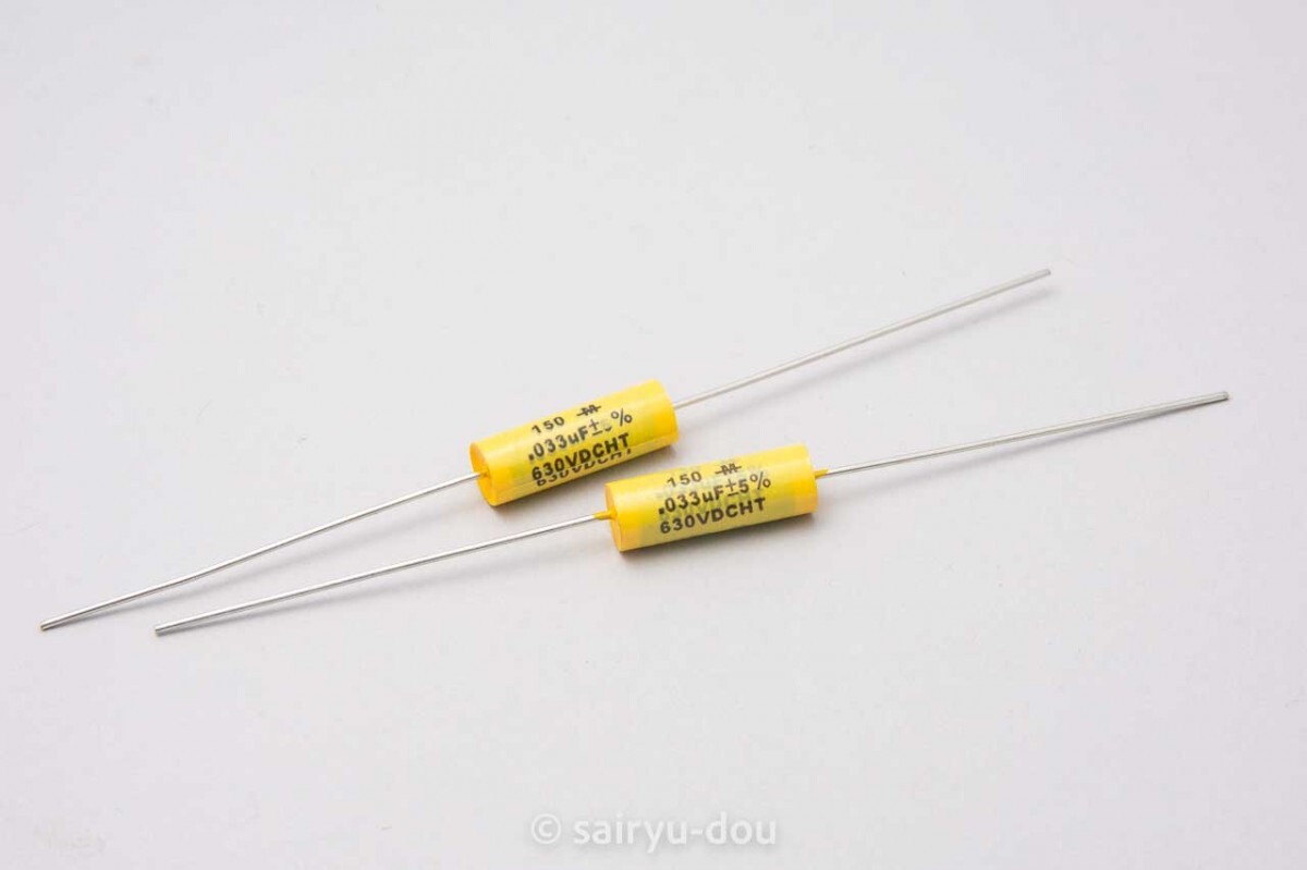 Cornell Dubilier Type 150(旧マロリー) 630V/0.033μF フィルム・コンデンサ 新品4個セットB拍卖