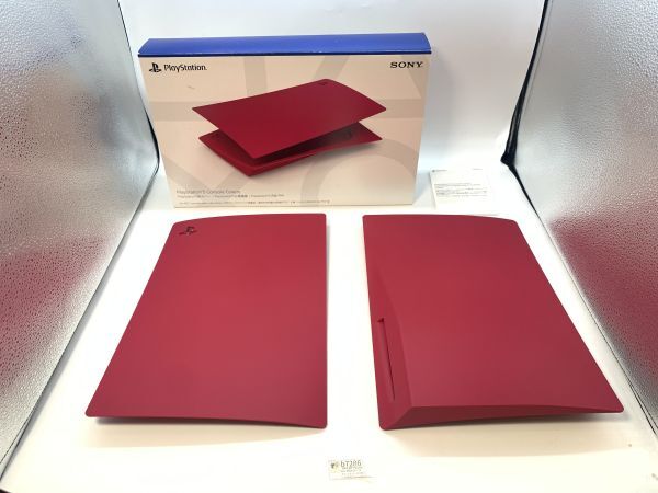送料無料!箱、説明書、付属品完備です!とてもきれいな美品です!【純正品】PlayStation 5用カバー コズミック レッド(CFIJ-16001) b7286拍卖