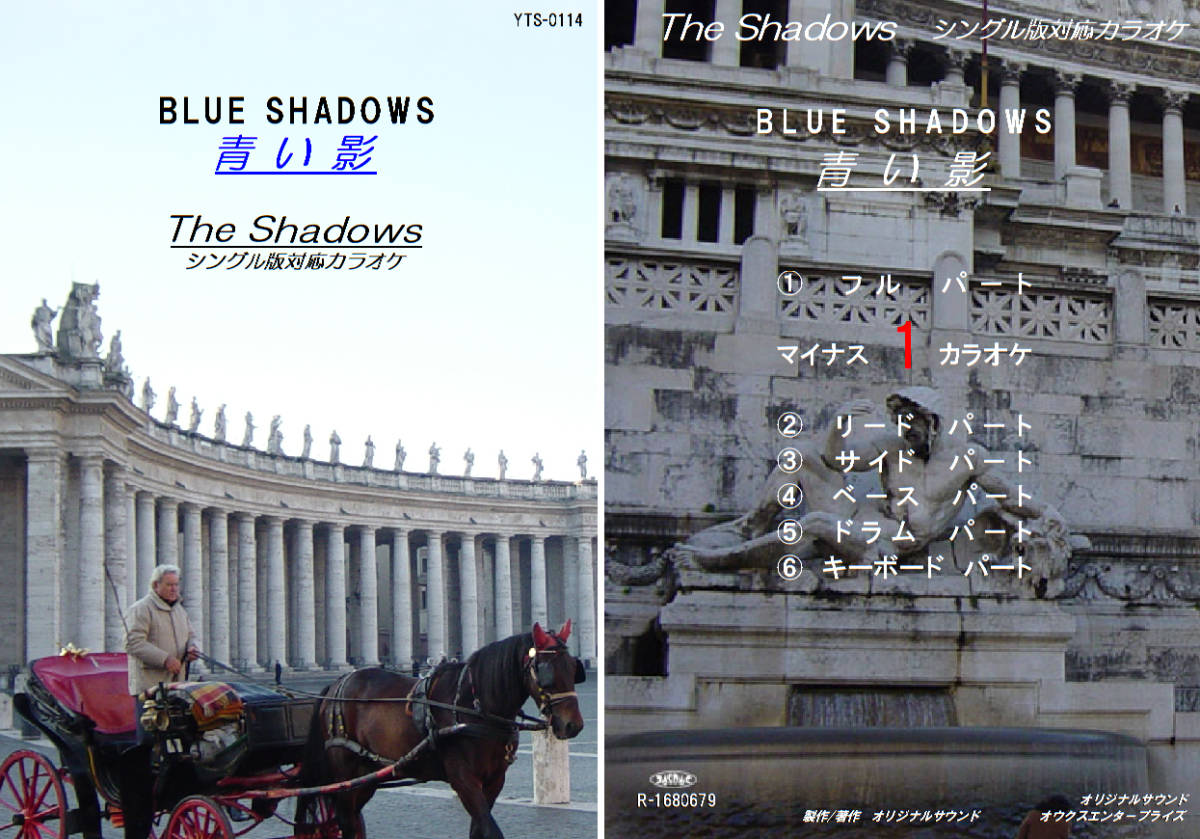 YTS-114 シャドウズカラオケ 青い影 試聴OK THE SHADOWS BLUE SHADOWS 拍卖